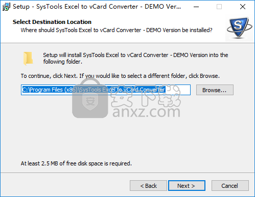 SysTools Excel to vCard Converter(Excel转vCard转换器)