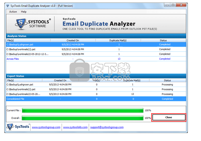 SysTools Email Duplicate Analyzer(重复邮件清理工具)