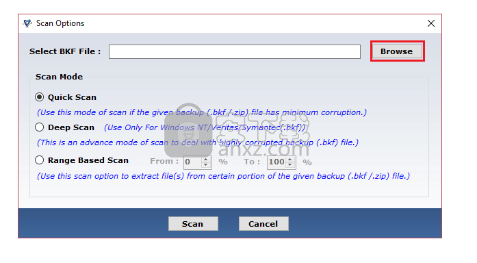 SysTools BKF Viewer(BKF文件查看器)