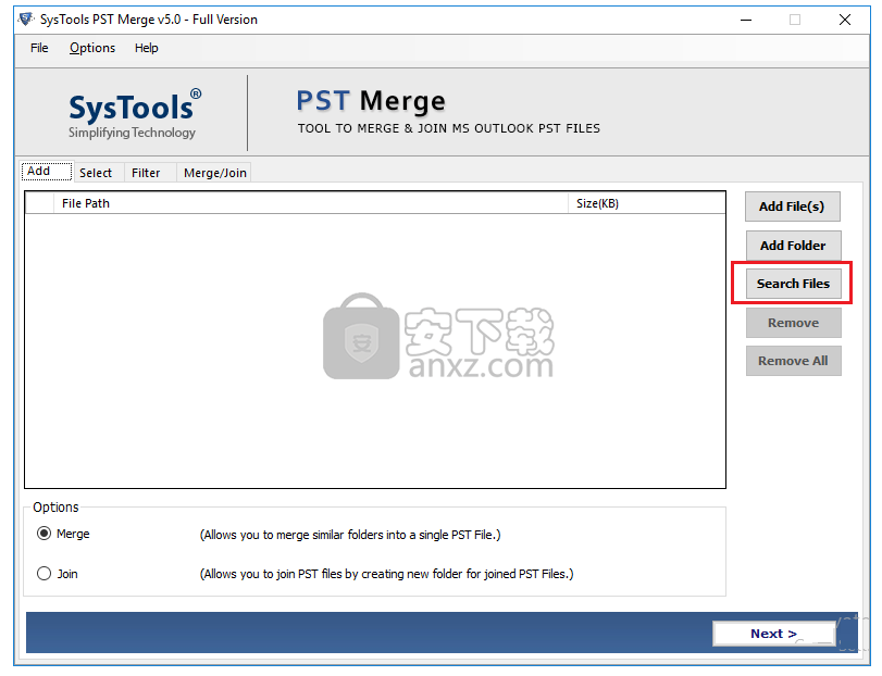 SysTools PST Merge(PST文件合并工具)