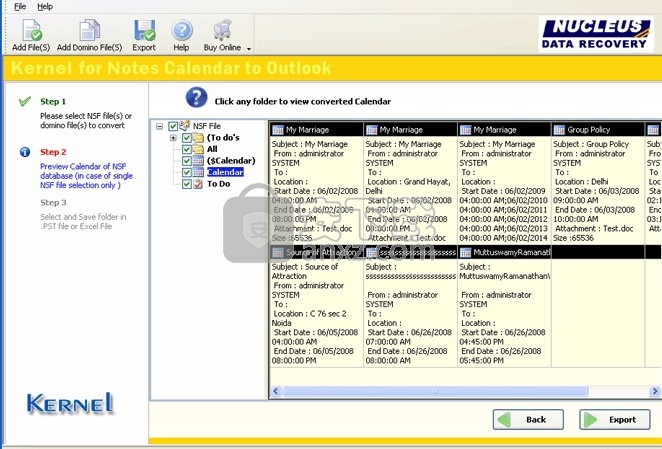 Notes Calendar to Outlook(NSF日历转换工具)