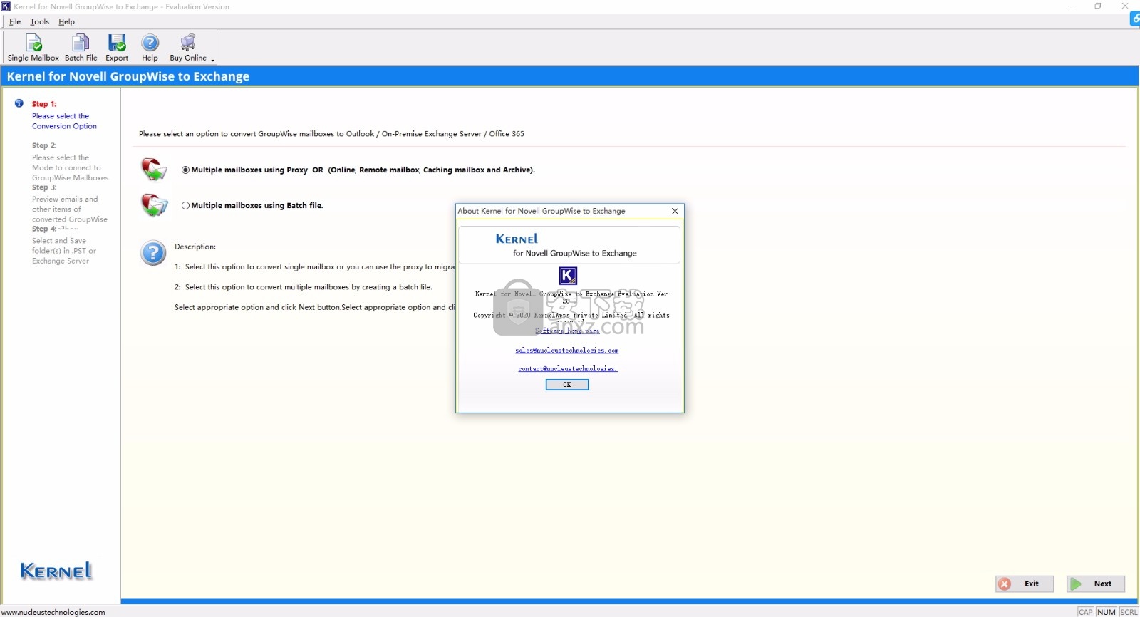 GroupWise to Outlook(电子邮件传输与转换工具)