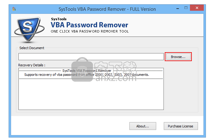 SysTools VBA Password Remover(VBA密码移除工具)