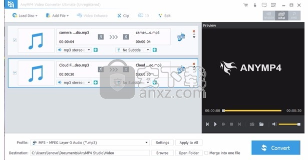 AnyMP4 Audio Converter(音频转换器)