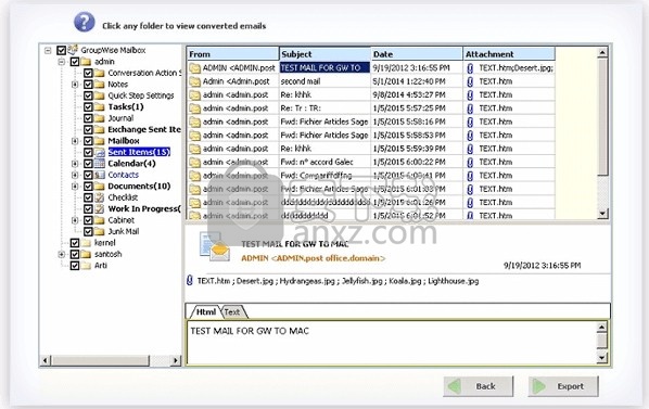 GroupWise to Outlook(电子邮件传输与转换工具)