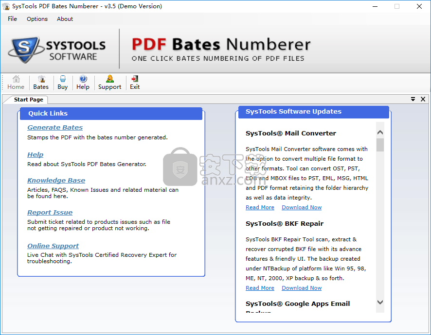 SysTools PDF Bates Numberer(PDF贝茨编号添加工具)