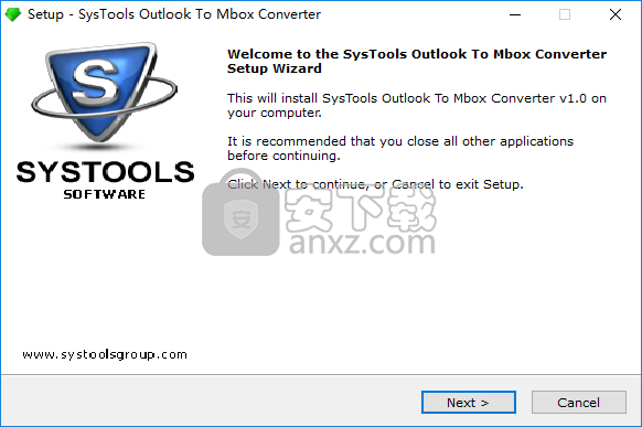 SysTools Outlook to MBOX(Outlook转Mbox转换器)