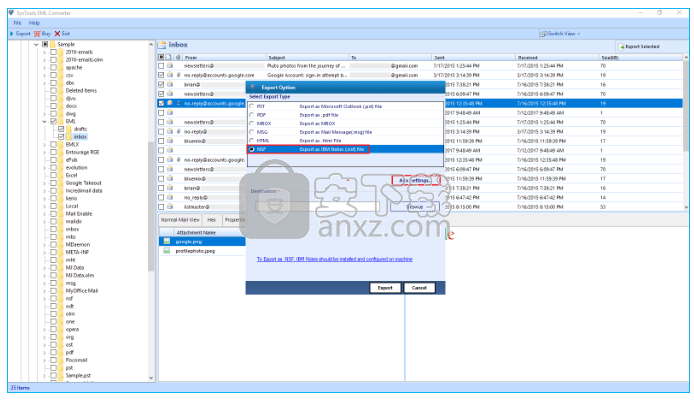 SysTools EML to NSF Converter(EML转NSF转换器)