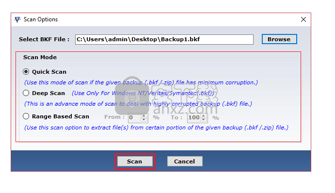 SysTools BKF Viewer(BKF文件查看器)