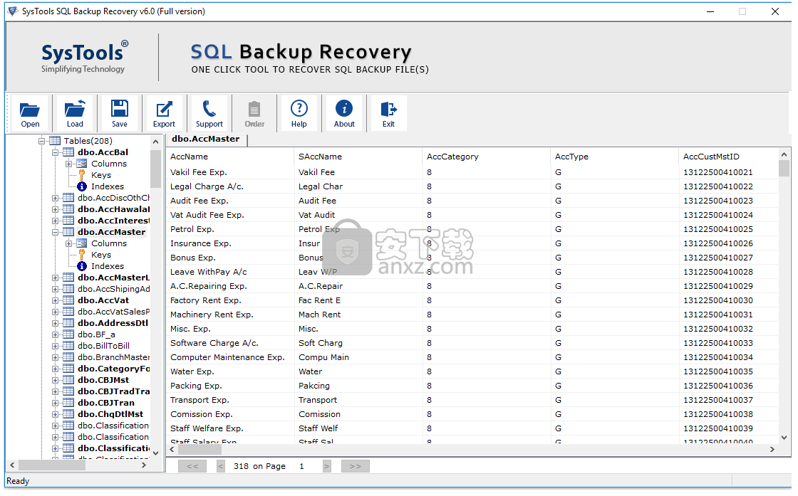 SysTools SQL Backup Recovery(SQL数据库备份恢复工具)