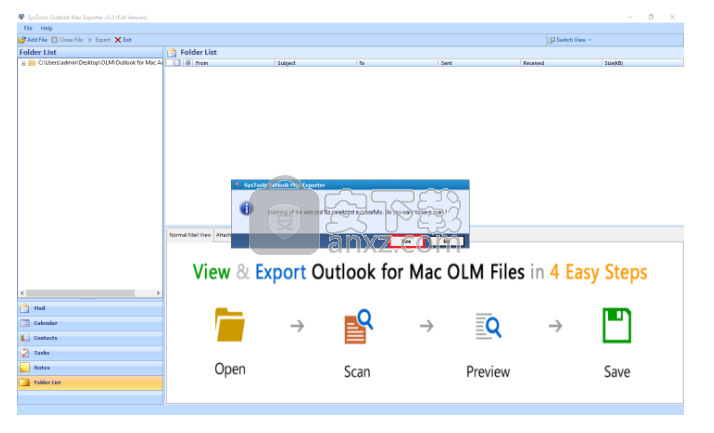 SysTools Outlook Mac Exporter(OLM到PST转换器)