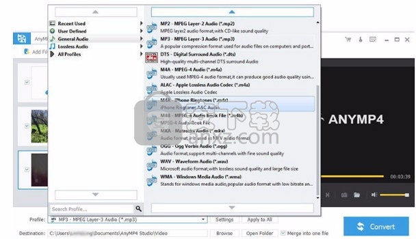 AnyMP4 Audio Converter(音频转换器)