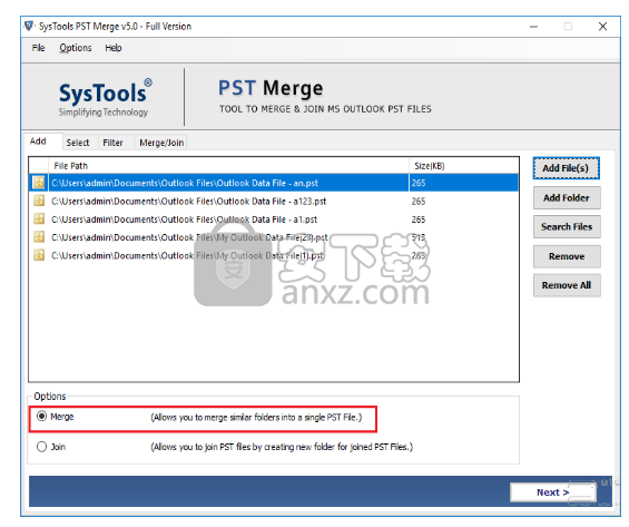 SysTools PST Merge(PST文件合并工具)