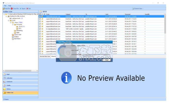 SysTools Outlook Mac Exporter(OLM到PST转换器)