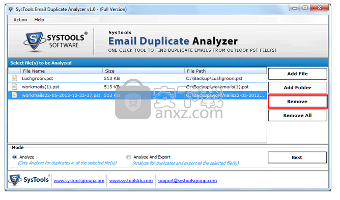 SysTools Email Duplicate Analyzer(重复邮件清理工具)