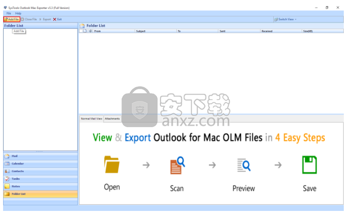 SysTools Outlook Mac Exporter(OLM到PST转换器)