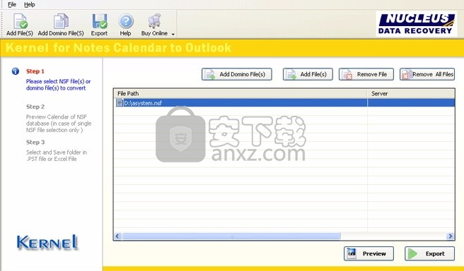 Notes Calendar to Outlook(NSF日历转换工具)