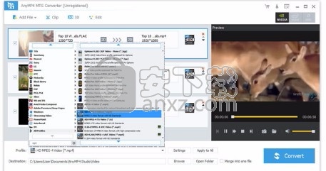 AnyMP4 MTS Converter(MTS转换器)