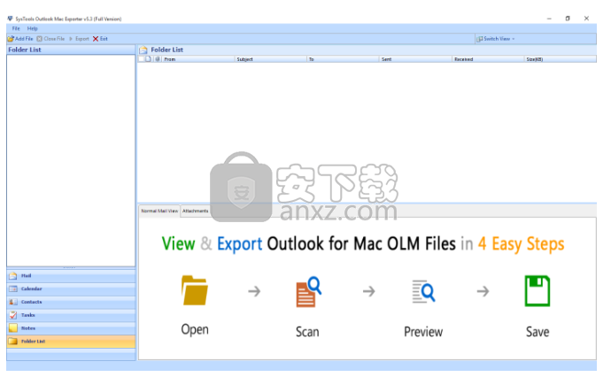 SysTools Outlook Mac Exporter(OLM到PST转换器)