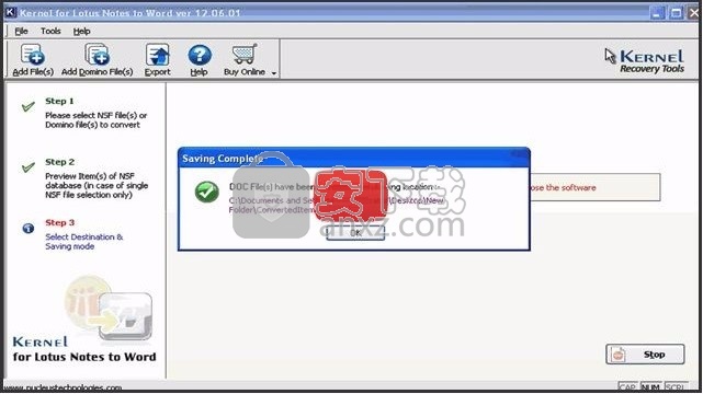 Kernel for Lotus Notes to Word(NSF转Word)