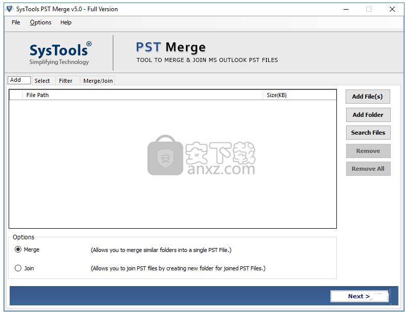 SysTools PST Merge(PST文件合并工具)