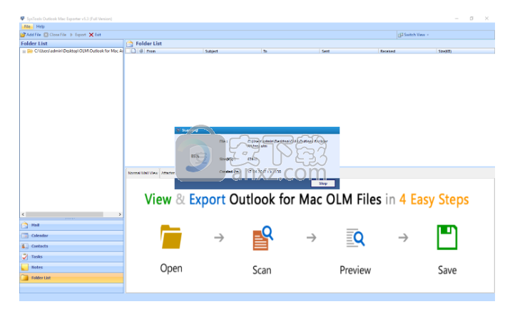 SysTools Outlook Mac Exporter(OLM到PST转换器)