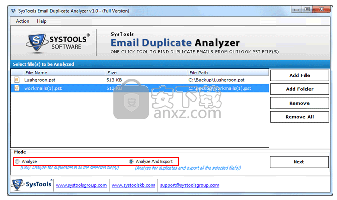 SysTools Email Duplicate Analyzer(重复邮件清理工具)