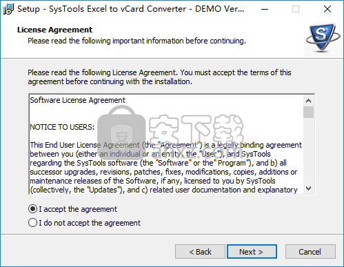 SysTools Excel to vCard Converter(Excel转vCard转换器)