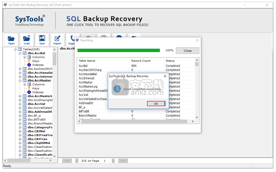 SysTools SQL Backup Recovery(SQL数据库备份恢复工具)