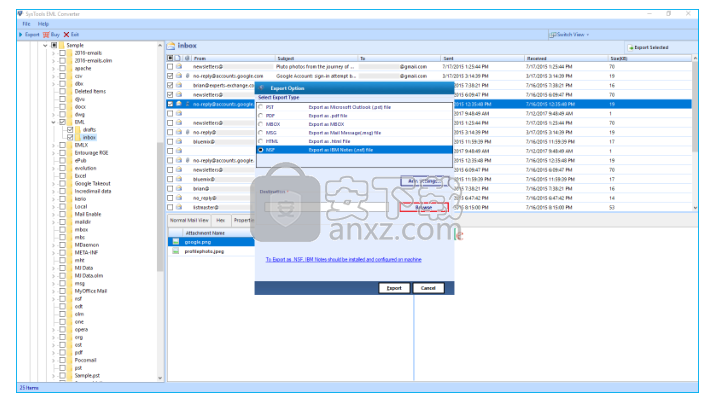 SysTools EML to NSF Converter(EML转NSF转换器)
