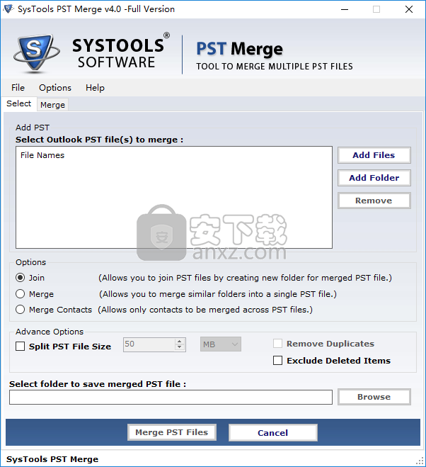 SysTools PST Merge(PST文件合并工具)