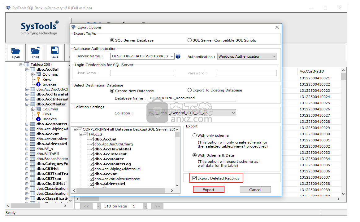 SysTools SQL Backup Recovery(SQL数据库备份恢复工具)