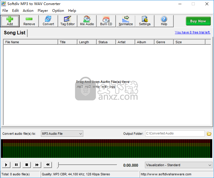 Softdiv MP3 to WAV Converter(MP3转WAV转换器)