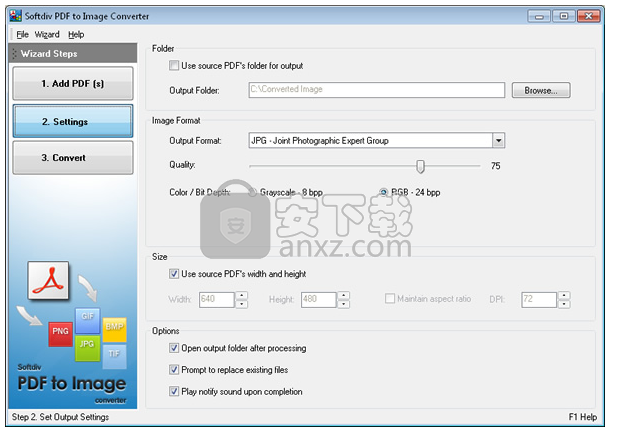 Softdiv PDF to Image Converter(PDF转图片转换器)