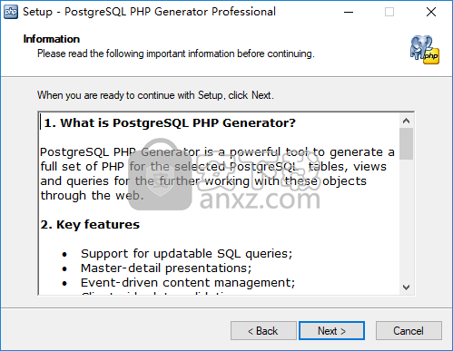 PostgreSQL PHP Generator Pro(PHP代码生成软件)