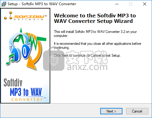 Softdiv MP3 to WAV Converter(MP3转WAV转换器)