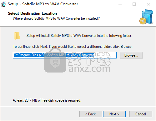 Softdiv MP3 to WAV Converter(MP3转WAV转换器)