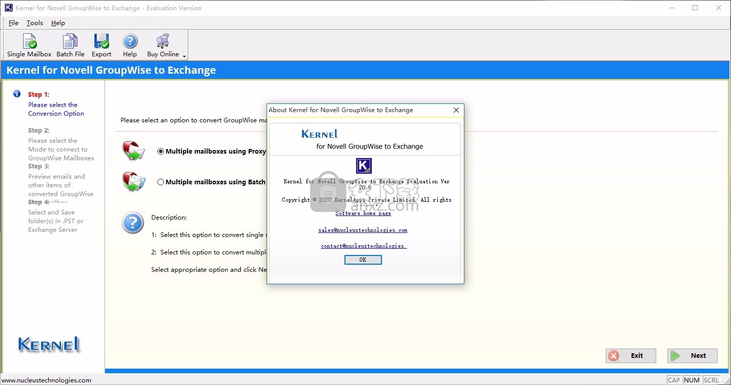 Nowell GroupWise to Exchange(电子邮件迁移)