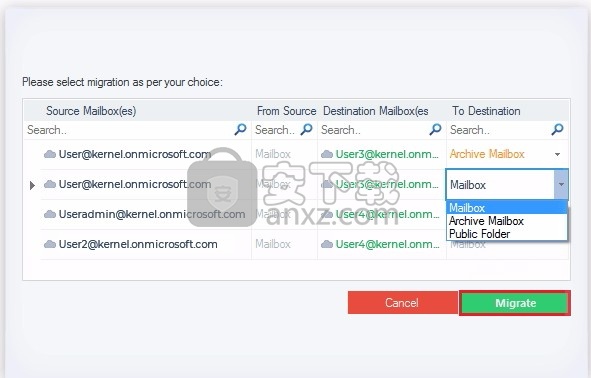 Office 365 to Amazon WorkMail(邮箱数据迁移工具)