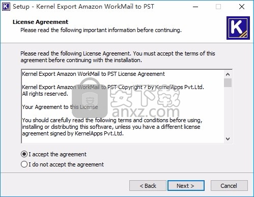 Export Amazon WorkMail to PST(邮箱数据备份工具)