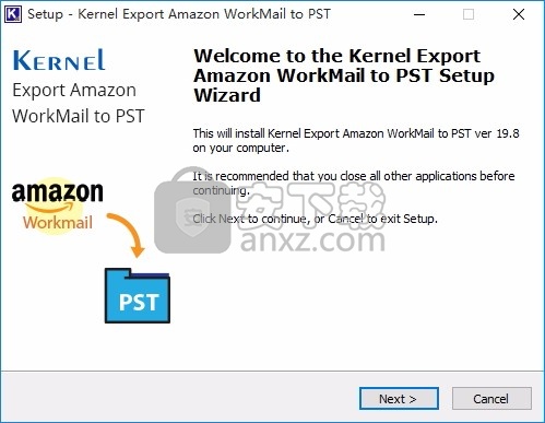 Export Amazon WorkMail to PST(邮箱数据备份工具)