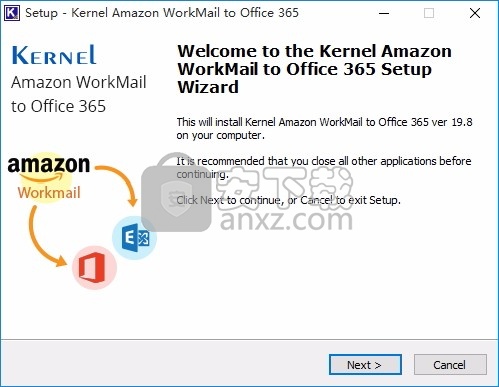 Amazon WorkMail to Office 365(邮箱数据迁移工具)