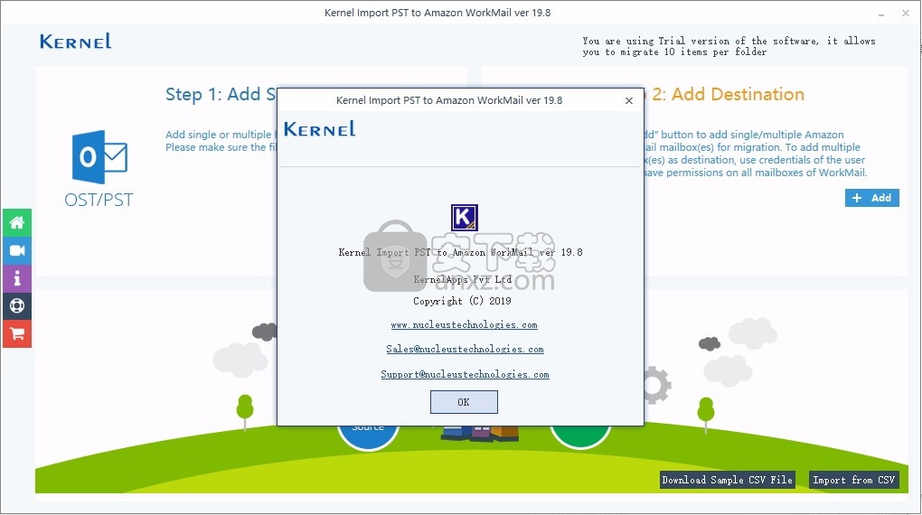 Import PST to Amazon WorkMail(PST文件迁移工具)