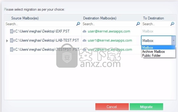 Import PST to Amazon WorkMail(PST文件迁移工具)