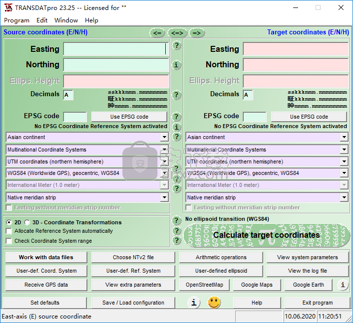 TRANSDAT pro(地理坐标转换软件)