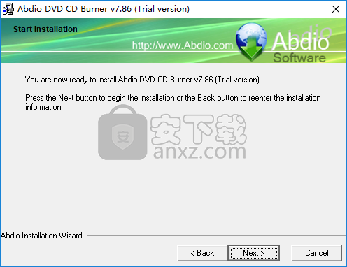 Abdio DVD CD Burner(DVD/CD光盘刻录软件)