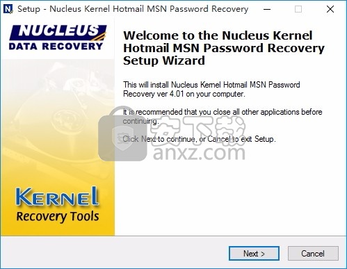 Hotmail MSN Password Recovery(密码恢复工具)