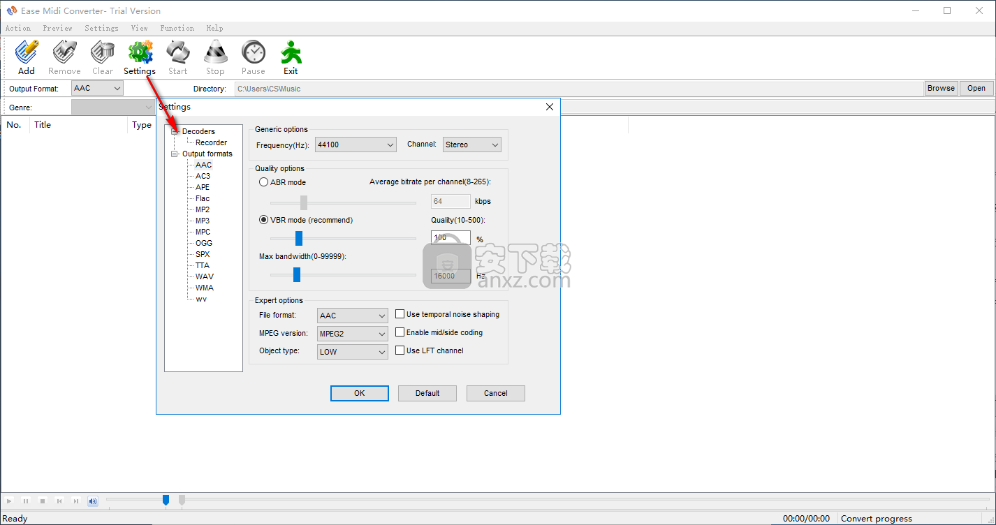 EASE Midi Converter(MIDI格式转换器)
