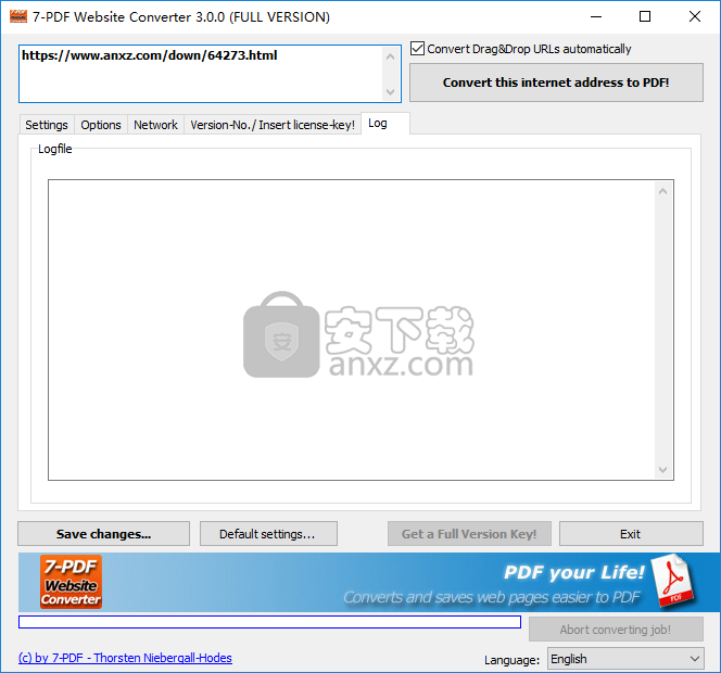 7-PDF Website Converter(网页转PDF软件)