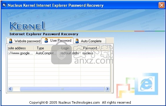 IE Password Recovery(IE密码恢复工具)